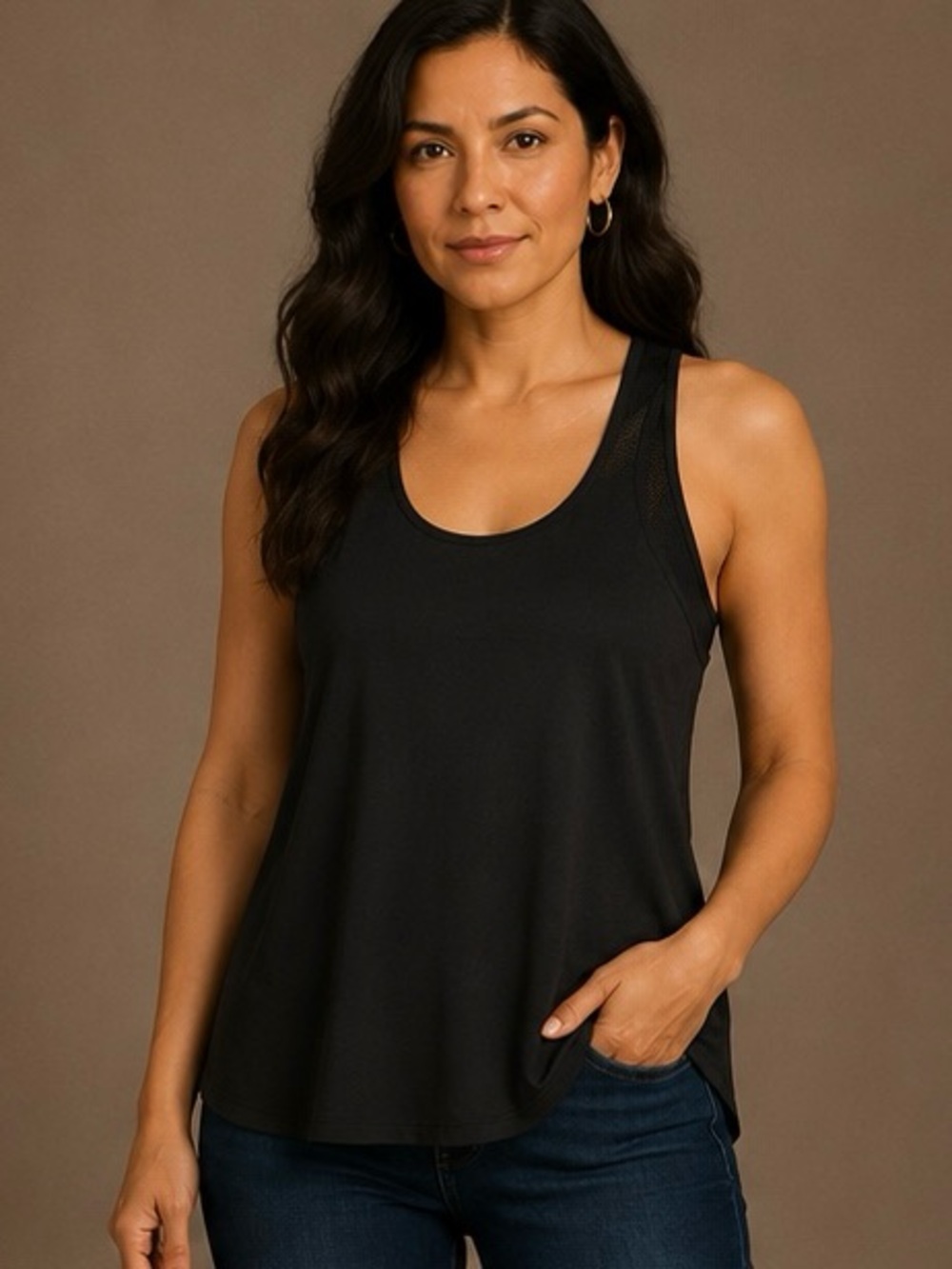 LB Actives razor back tank top -Size 16/20